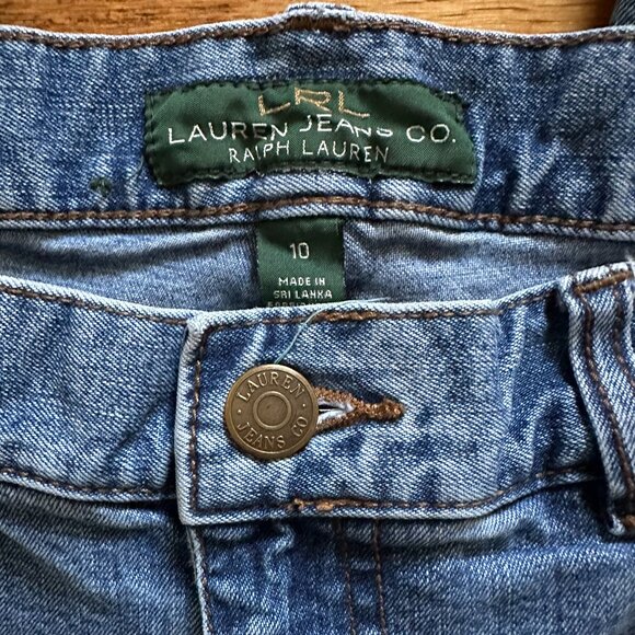 Lauren Ralph Lauren Women's Classic Straight Stretch Jeans - EUC, Size 10 - Picture 3 of 8
